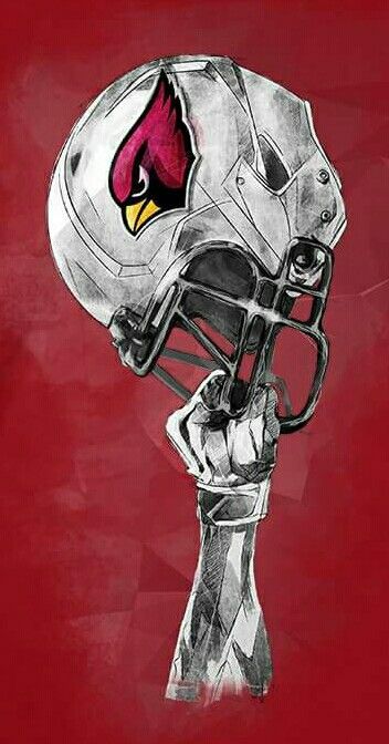 American Football Art, Arizona Cardinals Wallpaper, Cardinals Wallpaper, Az Cardinals, Football Tattoo, Arizona Cardinals Logo, Arizona Cardinals Football, Football Poses, Larry Fitzgerald