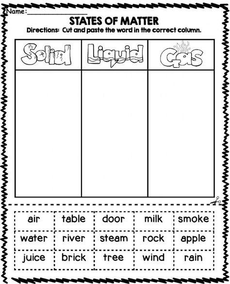 2nd Grade Worksheets Science, Grade 2 Homework, Free Science Worksheets For Grade 1, Solids Liquids Gases Worksheets, First Grade Worksheets Science, Activities For Fourth Graders, Worksheet For Grade 3 Science, Science Worksheets Grade 6, Science For Second Grade