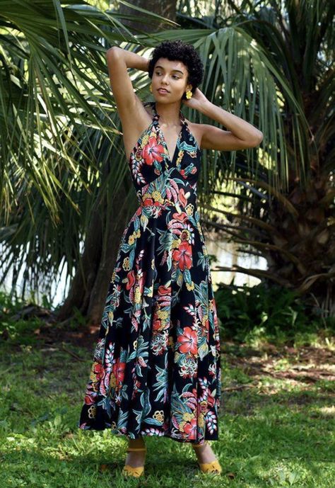 Trashy Diva Helena Dress Hawaiian Dream Hawaiian Print Dress, Helena Dress, Hawaiian Summer, Trashy Diva, Glamour Style, Printed Summer Dresses, Clothing And Textile, Antique Clothing, Old Hollywood Glamour