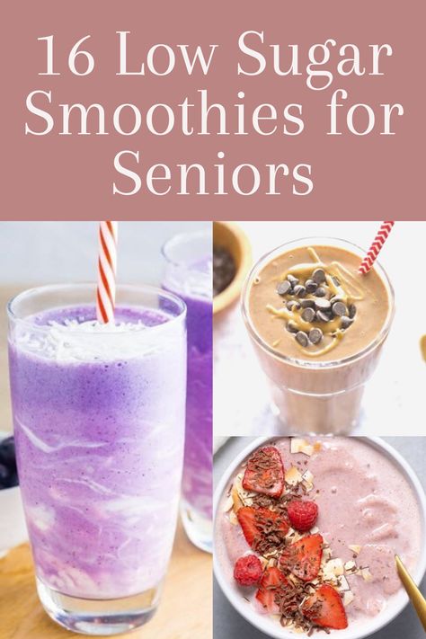 These protein smoothie recipes are fantastic choices for seniors. The sugar content is low, which helps to improve health. Check them out to find a new favorite. #protein #smoothie #reciperoundup #recipes Low Sugar Smoothie Recipes, Low Sugar Protein Shakes, Easy Protein Smoothie Recipes, Low Sugar Smoothies, Soft Foods Diet, Healthy Protein Shakes, Protein Shakes Recipes, Chocolate Peanut Butter Smoothie, Vanilla Protein Shakes