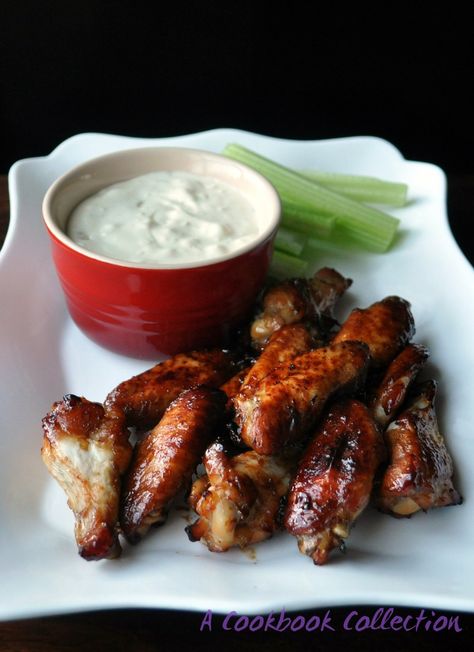 Drunken Chicken Wings with Blue Cheese Dip - A Cookbook Collection Cheese Sauce For Chicken, Blue Cheese Dipping Sauce, Blue Cheese Chicken, Drunken Chicken, Blue Cheese Recipes, Dipping Sauces For Chicken, Cookbook Collection, Chicken Wing Sauces, Blue Cheese Dip