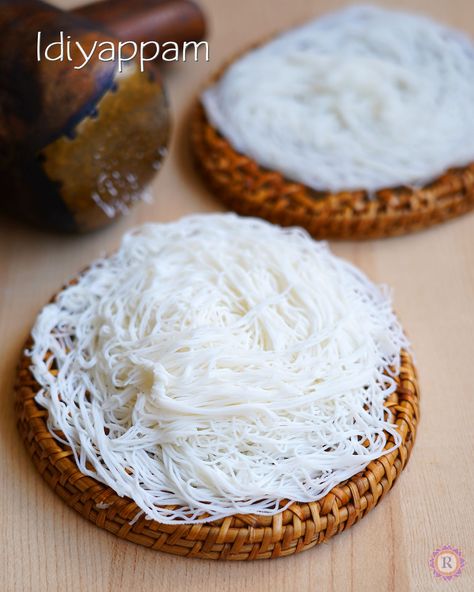 Idiyappam recipe, a south Indian steamed dish with rice flour as main ingredient. It is prepared mostly for Breakfast. This is known with many names through out the world. Rice noodles (fresh), string hoppers, in Tamil, Idiyappam ( இடியப்பம் ) & nool puttu (நூல் புட்டு) as well as nool appam. It is well known in... Read More The post Idiyappam recipe | How to make idiyappam appeared first on Raks Kitchen. Recipes Using Rice, Avocado Breakfast Sandwich, Hebbar's Kitchen, Sri Lankan Recipes, How To Make Dough, Avocado Breakfast, Indian Sweets, Rice Noodles, Rice Flour