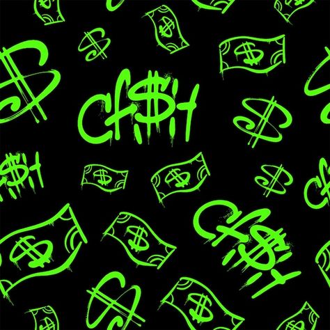 Money Design Art Graphic Designers, Money Design Art, Money Vector, Money Graphic, Money Background, Gender Reveal Banner, Money Logo, Graffiti Pattern, Hustle Money