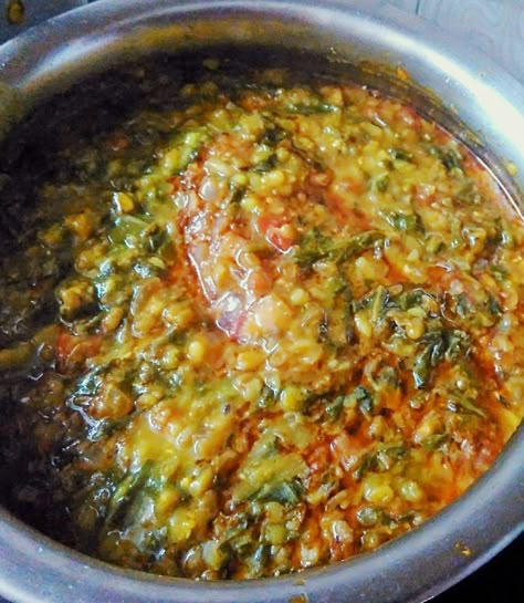 Chana Dal Palak Curry Recipe Daal Palak Recipe, Chana Dhal Recipe, Palak Dal Recipes, Chana Dal Palak Recipe, Palak Chapathi Recipe, Dal Palak Recipe Indian, Palak Recipes Indian, Split Chana Dal Recipes, Chana Saag Vegan