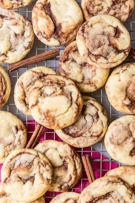 My cinnamon cookies are infused with a gorgeous brown sugar cinnamon swirl. They look and taste gourmet but are so easy to make with NO chilling required! Cinnamon Cookies Recipes, Easy Royal Icing Recipe, Cinnamon Sugar Cookies, Cinnamon Roll Cookies, Brown Sugar Cookies, Cookies Sugar, Cinnamon Cookies, Royal Icing Recipe, Cinnamon Recipes