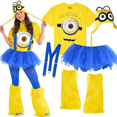 Minions family costume idea from part city Diy Minion Costume, Homemade Minion Costumes, Minion Outfit, Top 10 Halloween Costumes, Diy Teen, Minion Costume, Minion Halloween, Minions Party, Minion Costumes