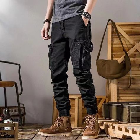 Tactical Cargo Pants 🔥 ON SALE 20% OFF Cargo Hose, American Workwear, Casual Cargo Pants, Workwear Pants, Mens Workwear, Polyester Pants, Green Pants, Type Of Pants, Pants Straight