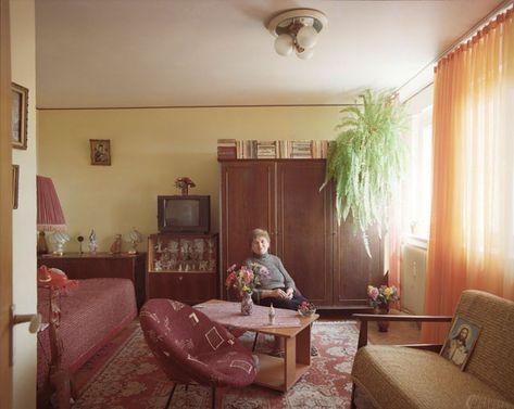 Portraits of 10 Different Lives in 10 Identical Units of a Communist-Era Apartment | PetaPixel Tiny Studio Apartments, Inside A House, Small Bed, First Apartment, Apartment Room, Apartment Building, Unique Furniture, Studio Apartment, Second Floor