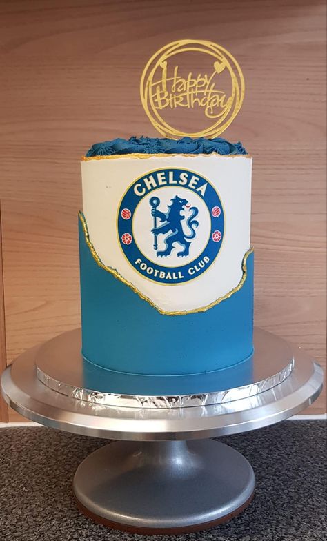 Chelsea Themed Birthday Cake, Chelsea Cakes For Men, Chelsea Cake Ideas, Music Birthday Cakes, Bro Birthday, Football Themed Cakes, Football Theme Birthday, Football Birthday Cake, Cats Photos