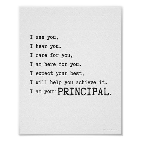 Principal Quotes, Missing Family Quotes, Principal Office, Principal Office Decor, Principal Appreciation, Principals Office, Teacher Posters, Principal Gifts, Leadership Conference