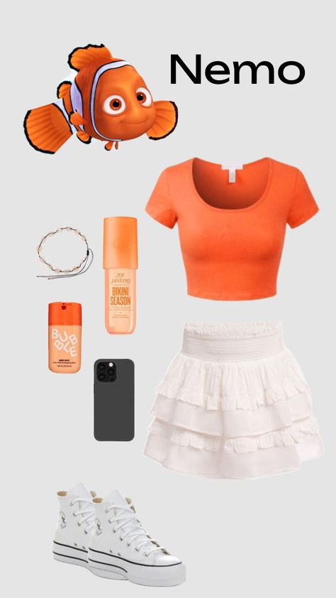 Making outfits for cartoon characters day 1 #tv #beauty #outfitinspo #homedecor#wallpaper #fyppp #fyp #nemo #ocean Making Outfits, Cartoon Characters, Tv, Outfit Inspo, Beauty