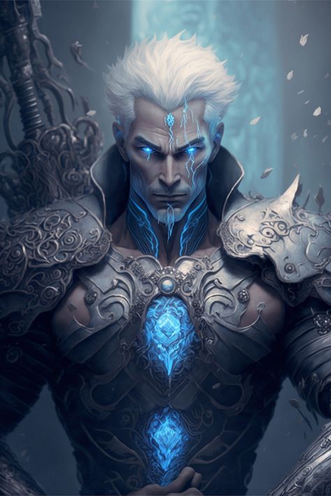 Ice Warriors, Fusion Art, Monster Characters, Fantasy Portraits, Fantasy Male, Fantasy Armor, Armor Concept, Fantasy Warrior, Superhero Art