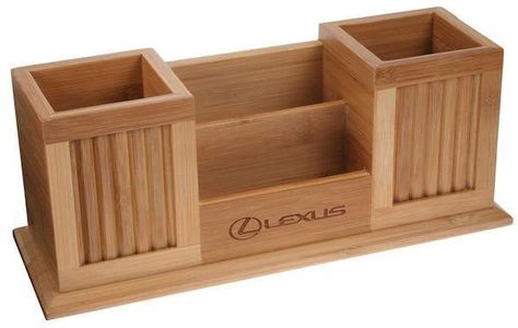 Wooden Pencil Box, Wood Pen Holder, Bamboo Desk, Styrofoam Art, Boss Christmas Gifts, Desk Caddy, Wooden Desk Organizer, Desk Organiser, Memo Holder