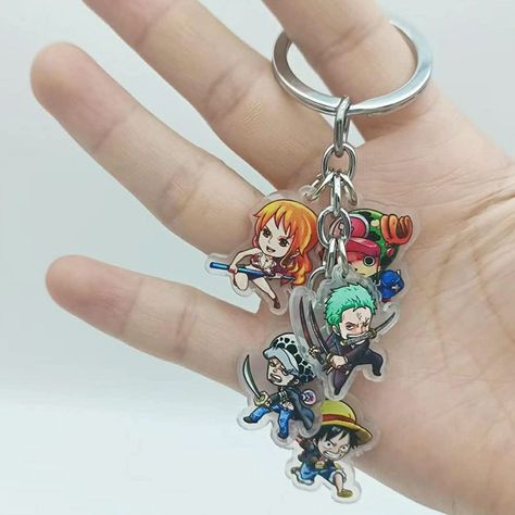 https://amzn.to/3N1GZfT One Piece Keychain, Chain Organizer, Keychains Anime, Anime Keychains, Anime Wallet, Zoro Luffy, Anime Jewelry, Acrylic Keychains, One Piece Luffy