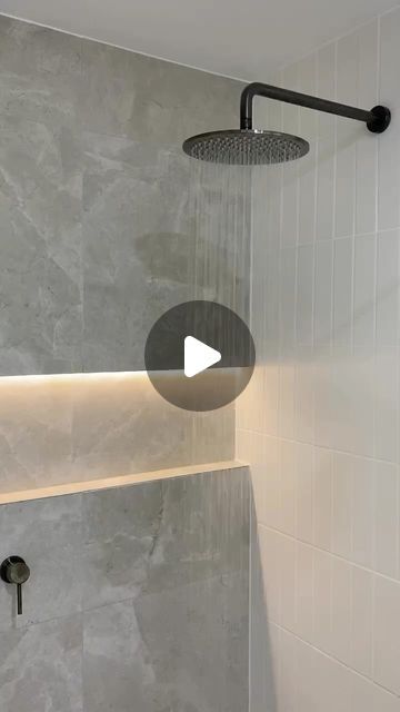 The Blue Space on Instagram: "Are shower niches a good idea? Read below to find out. 👇🏻   Our answer is yes! We love the simplicity and beauty of a seamlessly integrated shower niche. 🤍   A seamlessly integrated niche is a perfect addition to any shower. Not only does it provide extra storage, but it also adds a stylish element to the overall bathroom.    What’s the difference between a shower niche and a shower shelf?    A shower niche is in-built storage within your wall. It has a canopy or top section, like in this reel, where you can also add lighting. Niches allow a sense of continuity or contrast and are a great solution for storage.   The inclusion of waterproof LED lighting within a niche can elevate and complement your bathroom, transforming it into a relaxing spa retreat.   A Small Shower With Niche, Large Shower Niche Ideas, Shower Niche Lighting, Niche Bathroom Ideas, Shower Shelves Ideas, Bathroom Niche Design, Shower Niche Shelf, Shower Ledge, Bathroom Niche Ideas