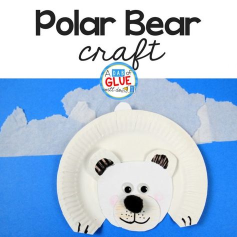 Snowman Thumbprint Art Craft for Kids in the Winter Classroom 3d Polar Bear Winter Craft, Polar Region Project, Bear Paper Plate Craft, Polar Bear Activities, Polar Bear Habitat, Easy Winter Crafts For Kids, Arctic Animals Crafts, Easter Craft Activities, Timetable Ideas