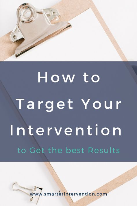 How to Target Your Intervention to Get the Best Results | SMARTER Intervention Reading Intervention Activities, Intervention Specialist, Data Binders, Blends And Digraphs, Daily Progress, Spelling Test, Reading Test, 4th Grade Classroom, Speech Therapy Resources