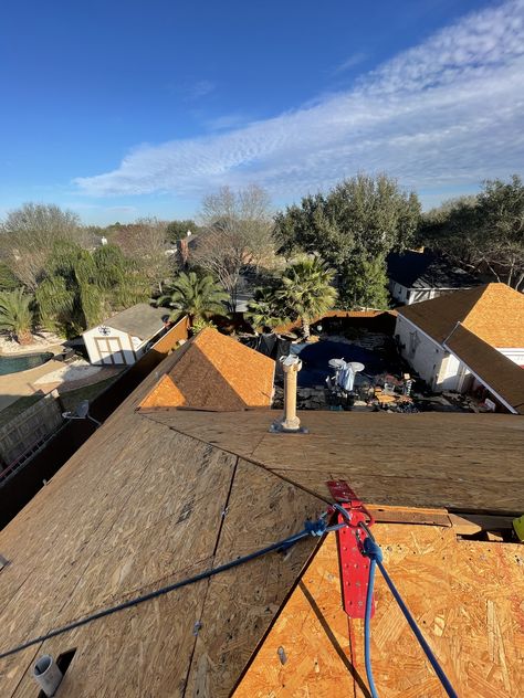 Another great day for a steep roof installation. Give us a Call for Your Free Inspection (281) 545-5019 #katyroofer #homeimprovement Roof Installation, Roofing Contractors, Brochure Design Template, A Call, Brochure Design, Design Template, Relationship Goals, Couple Goals, Roof