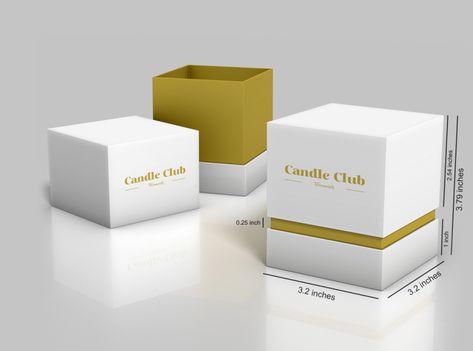 Custom Candle Boxes | 2 Piece Candle Packaging UK! by Craig Martin on Dribbble Luxury Candles Packaging, Candle Box Packaging, Candle Packaging Design, Candle Boxes, Printed Candles, Custom Candle, Candle Gift Box, Modern Candles, Custom Printed Boxes