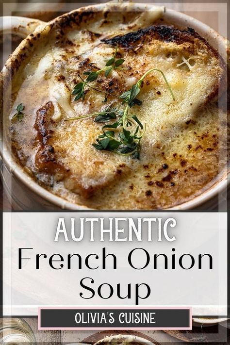 Authentic French Onion Soup, Homemade French Onion Soup, Best French Onion Soup, Classic French Onion Soup, Onion Soup Recipe, French Soup, French Onion Soup Recipe, Onion Soup Recipes, Croutons Homemade