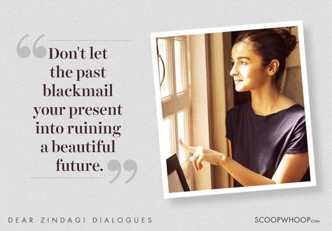 8 Heartwarming Lines From ‘Dear Zindagi’ To Help You Love Yourself & Your Zindagi Bollywood Love Quotes, Filmy Quotes, Sweet Love Words, Dear Zindagi Quotes, Best Thoughts, Dear Zindagi, Quotes On Love, Bollywood Quotes, Romantic Words