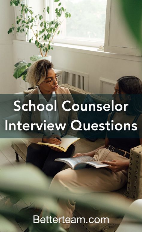 Counselor Interview Questions, School Counselor Interview, Becoming A Counselor, School Counselor Interview Outfit, Portfolio For Interview, Situational Interview Questions, School Guidance Counselor, School Counsellor, High School Counselor