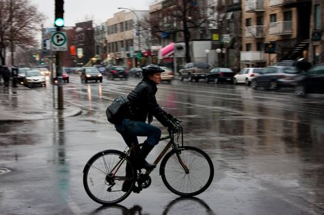 Biking In The Rain, Bike Commuting, Dark Weather, Biker Wear, Bike Magazine, Ride Bicycle, Wet Spot, Winter Riding, Spring Months