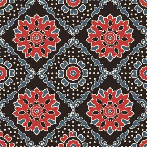 Ajrakh Prints Motifs, Ajrakh Butta, Ajrakh Prints Pattern, Gujarat Textiles, Rajasthani Pattern, Ajrakh Motifs, Ajrakh Pattern, Design Pattern Art, Fabric Print Design