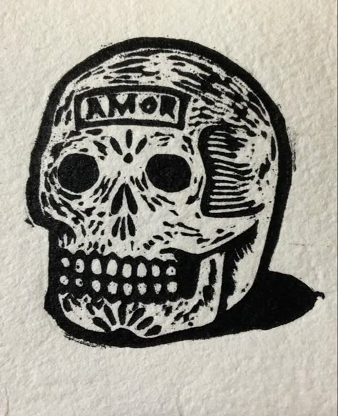 Mexican Illustration Art, Vintage Essentials, Lino Design, Mexican Tattoo, Lino Art, Linoleum Block, Creative Furniture, Stamp Making, Lino Print