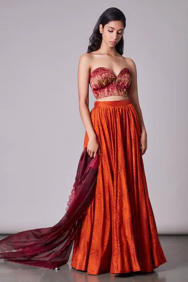 Tube Gown, Lehenga Design, Satin Embroidery, Crop Top For Women, Bridesmaid Saree, Crop Tops Online, Satin Crop Top, Bandeau Crop Top, Bralette Crop Top