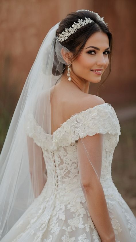 Discover the latest trends in bride hairstyles with veil for 2024 including elegant options like down updo crown short hair tiara long styles and simple looks From updo buns to half-up hair explore modern and chic options for black brides Bride Hair With Cathedral Veil, Wedding Hair Veil Updo, Veil Placement Updo, Long Hair Bridal Hairstyles With Veil, Updo Buns, Veil Placement, Bride Hairstyles With Veil, Hairstyles With Veil, Down Styles