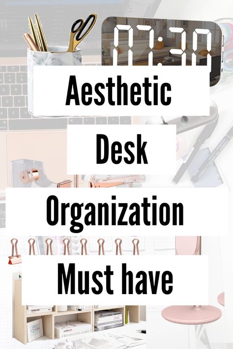 Desk Organization Minimalist, Desk Organization Work, Aesthetic Desk Organization, Work Office Decor Professional, Desk L Shape, Organization Minimalist, Amazon Desk, Minimalist Office Desk, Desk Organization Ideas