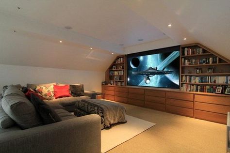 PanasonicUK PTAT6000 3D projector ‏ Low Attic, Attic Illustration, Attic Architecture, Attic Hangout, Attic Flat, Stairs Attic, Rustic Attic, Unfinished Attic, Sala Cinema