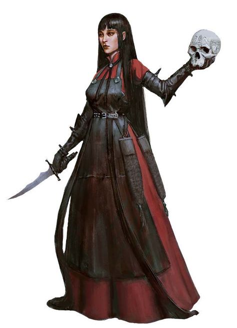 5e Cultist, Female Cultist, Kobold Wizard, D&d Cultist, D&d Necromancer, Curse Of Strahd Npc, D&d Necromancer Art, Kobold Press, Fantasy Witch