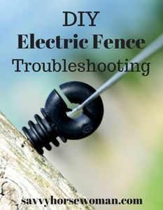 DIY Electric Fence Troubleshooting by Savvy Horsewoman Diy Electric Fence, Equestrian Diy, Homemade Fly Spray, Natural Fly Repellant, Fly Spray For Horses, Pasture Fencing, Electric Fencing, Barn Hacks, Horse Shelter