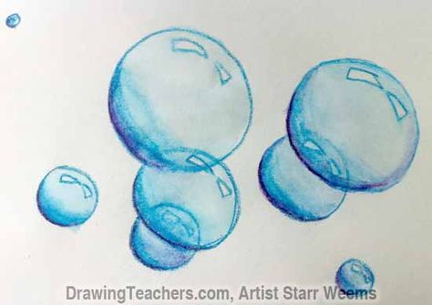 How to Paint Bubbles 6 Fish Bubbles Drawing, Tattoo Bubbles, Things To Draw For Kids, Nautical Drawing, Fox And Moon, Paint Bubbles, Fun Things To Draw, Underwater Bubbles, Bubble Drawing