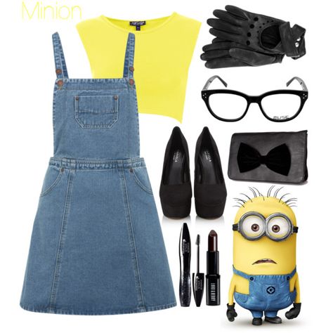 Minion -party wear Minion Outfit Ideas, Outfits Shuffle, Minion Outfit, Arabic Girl, Casey Anthony, Arab Girl, Minion Halloween, Minion Costumes, Minion Party