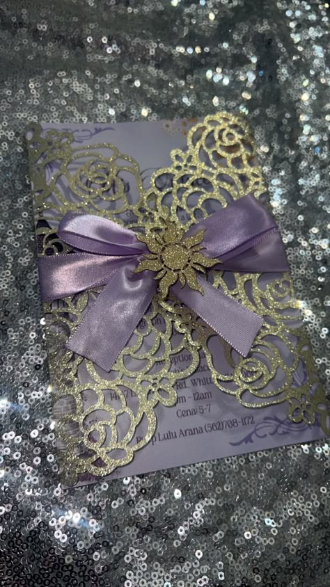 Enchanted Quince Invitations, Tangled Inspired Wedding Invitation, Repunzel Quince Invitations, Rapunzel Sweet 16 Invitation, Tangled Sweet 16 Invitations, Rapunzel Theme Quinceanera Dress, Tangled Rapunzel Invitations, Rapunzel Quinceanera Invitations, Tangled Theme Invitation