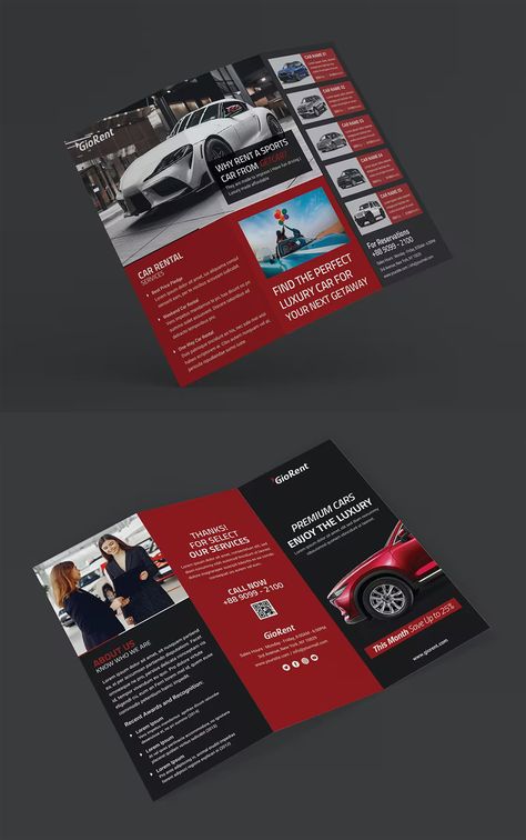 Car Brochure Design, Car Flyer Design, Car Marketing, Mailchimp Design, Edits Background, Travel Brochure Design, Car Advertising Design, Brochure Design Creative, Business Brochure Design