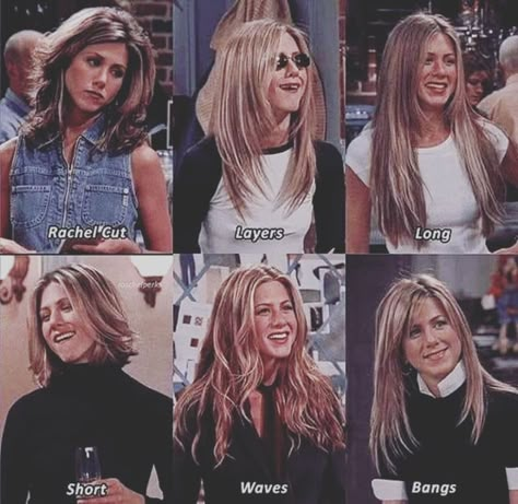 20 NEW Modern Rachel Haircut Ideas That Are Trendy in 2023 Friends Rachel Hair, Rachel From Friends Hair, Modern Rachel Haircut, Rachel From Friends, Rachel Green Hair, Rachel Haircut, Rachel Hair, Pin Straight Hair, Friends Rachel