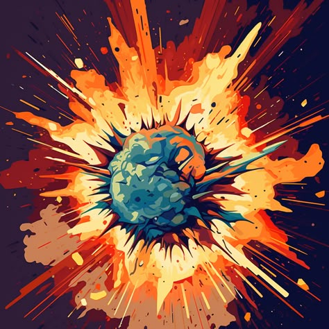 Graffiti Explosion, Explosion Tattoo, Explosion Aesthetic, Anime Explosion, Explosion Illustration, Explosion Logo, Space Explosion, Exploding Head, Explosion Drawing