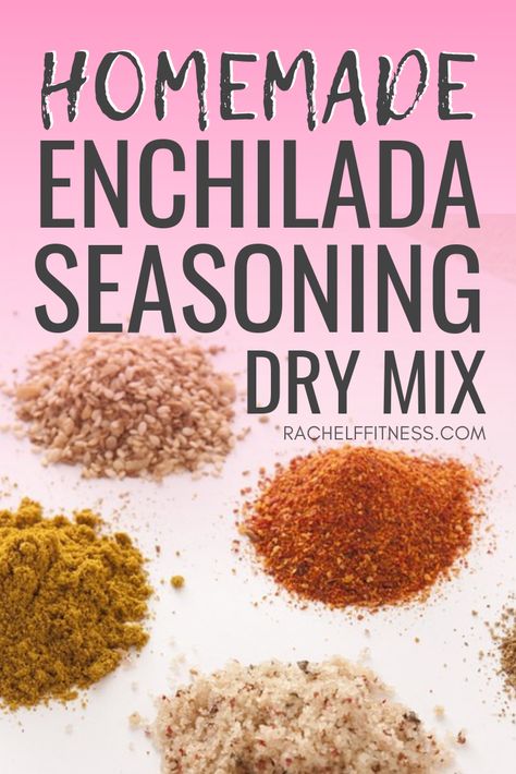 Enchilada Seasoning Recipe Dry, Enchiladas Seasoning, Enchilada Seasoning, Homemade Seasoning Mixes, Diy Seasonings, Homemade Dry Mixes, Diy Mixes, Dry Rubs, Homemade Spice Mix