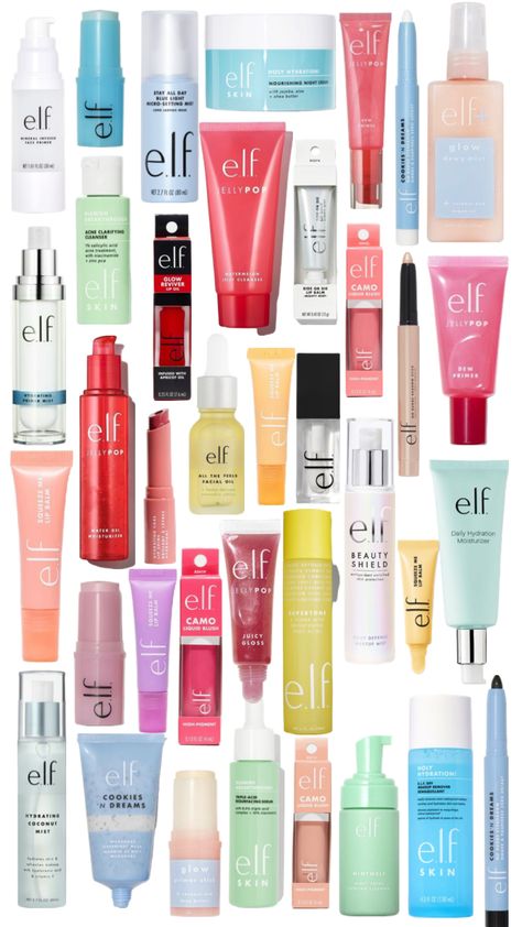 New elf products Elf Products, Elf Cosmetics, Elf Makeup, Pretty Skin Care, Pretty Skin, Med Spa, Sell On Amazon, Beauty Essentials, Cute Gifts