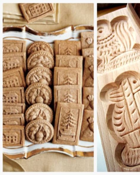 Cookie Molds: 5 Recipes | Kitchn Molded Cookie Recipe, Jam Thumbprints, Brown Bag Cookie Molds, Wood Cookie, Festive Baking, Homemade Cookie, Springerle Cookies, Shortbread Recipe, Wood Cookies