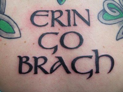 Erin Go Bragh - One day I will have this Tattoo! Erin Go Bragh Tattoo, Irish Sleeve Tattoo, Ireland Tattoos, Irish Tattoo, Leaf Clover Tattoo, Ireland Tattoo, Four Leaf Clover Tattoo, Ireland Country, Clover Tattoo