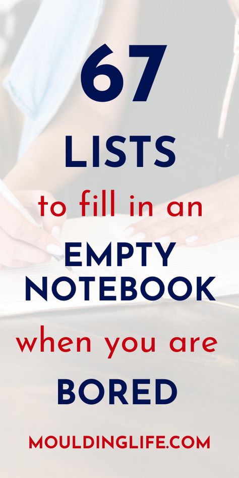 Writing Prompts Journal, Empty Notebook, Improve Life, Monthly Printable, Journal Lists, Writing Lists, Writing Therapy, Planner Pdf, Growth Tips