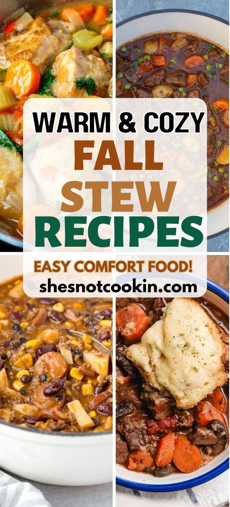 Soup Recipes Autumn, Fall Dinner Recipes Crockpot Soup, Cosy Soup Recipes, Hearty Crock Pot Soup Recipes, Fall Dinner Soup Recipes, November Soup Recipes, Good Recipes For Dinner Soup, Easy Savory Soups, Fall Stews And Soups Crockpot