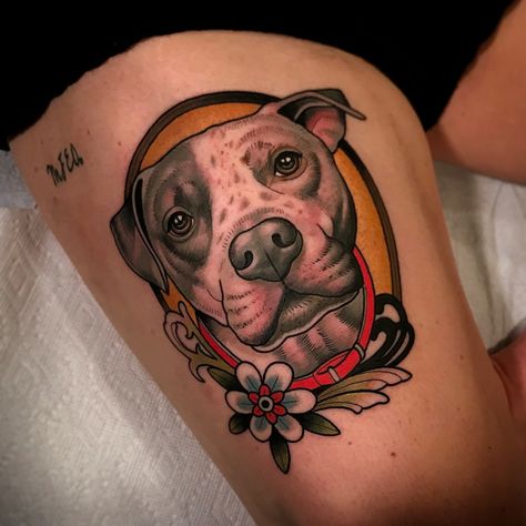 Stay Tattoo, Stay Humble Tattoo, Humble Tattoo, Tatoo Dog, Dog Portrait Tattoo, Pitbull Tattoo, Tattoo Diy, Dog Memorial Tattoos, L Tattoo