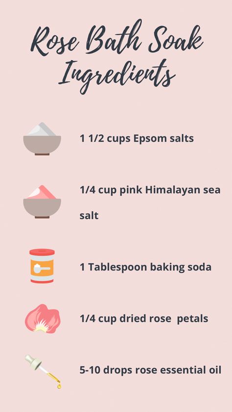 How To Bath Properly, Rose Bath Salts Diy, Spiritual Cleansing Bath, Body Scrub Homemade Recipes, Cleansing Bath, Scrub Homemade, Bath Benefits, Rose Bath Salts, Salt Recipes