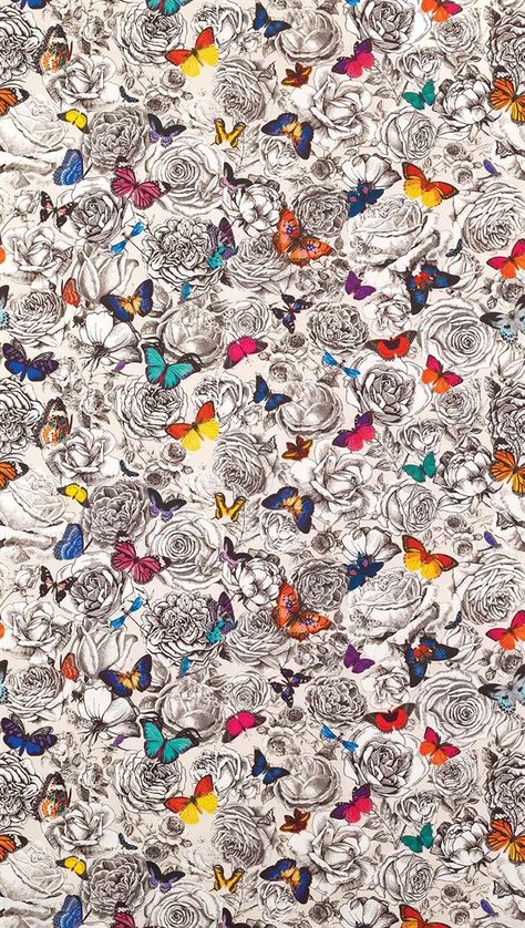 Always a good idea - Osborne & little Latest Fabrics Trends, Mcgrath Ii, Closet Wallpaper, Wallpaper Butterfly, Wallpaper Print, Butterfly Motif, Print Butterfly, Most Beautiful Wallpaper, Butterflies And Flowers